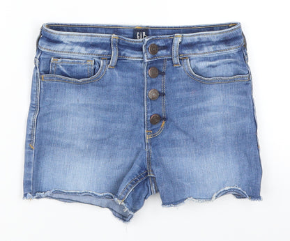 Gap Girls Blue   Hot Pants Shorts Size 10-11 Years