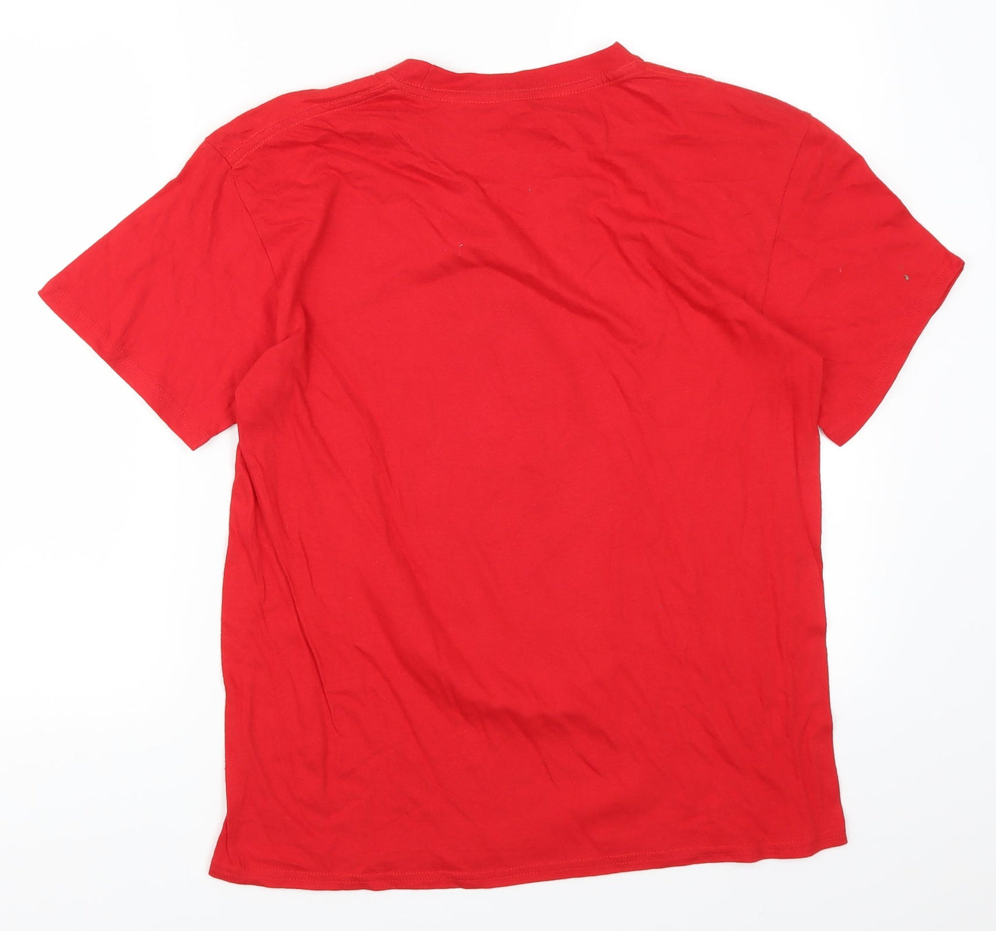Mens UK Size M Casual Classics Red  T-Shirt