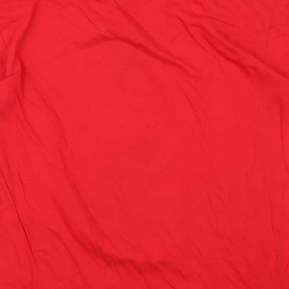 Mens UK Size M Casual Classics Red  T-Shirt