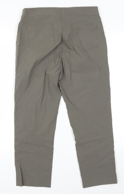 Womens UK Size 30 in Preworn Regular Fit  Green Trousers