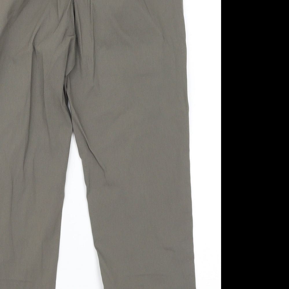Womens UK Size 30 in Preworn Regular Fit  Green Trousers