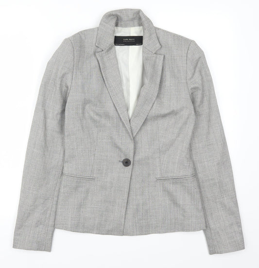 Zara Womens Grey   Jacket Suit Jacket Size XS