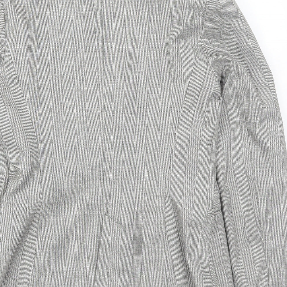 Zara Womens Grey   Jacket Suit Jacket Size XS