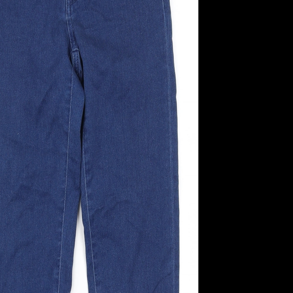 Womens UK Size 10 Warehouse Regular Fit Skinny Blue Jeans