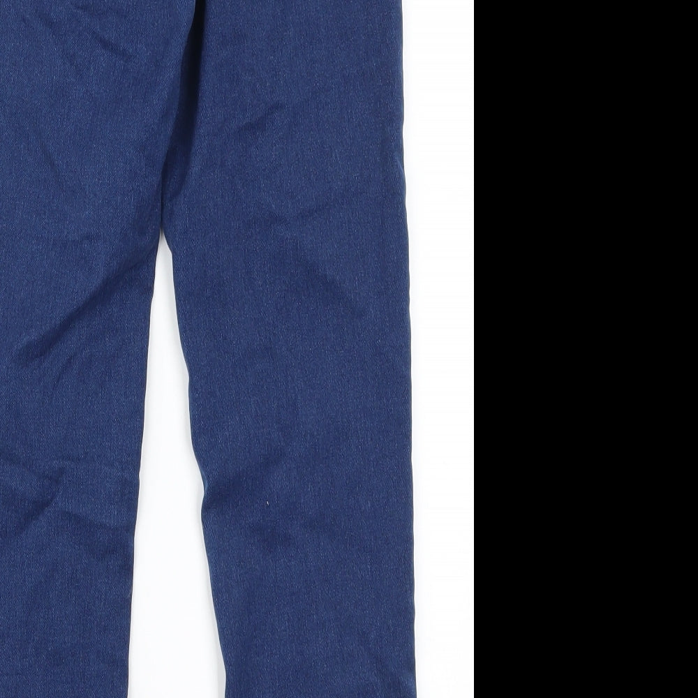 Womens UK Size 10 Warehouse Regular Fit Skinny Blue Jeans