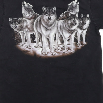 Wild Boys Black   Basic T-Shirt Size S