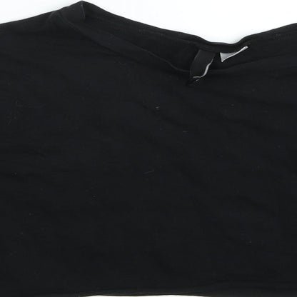 Womens UK Size S H&M Black Basic T-Shirt