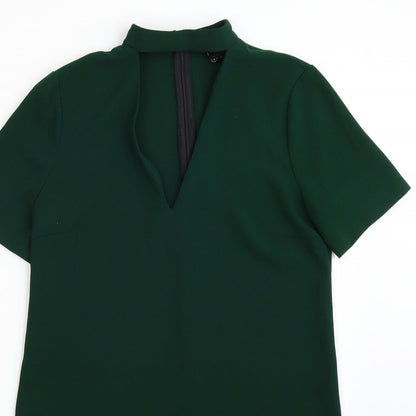 Zara Womens Green  Rayon A-Line  Size XS