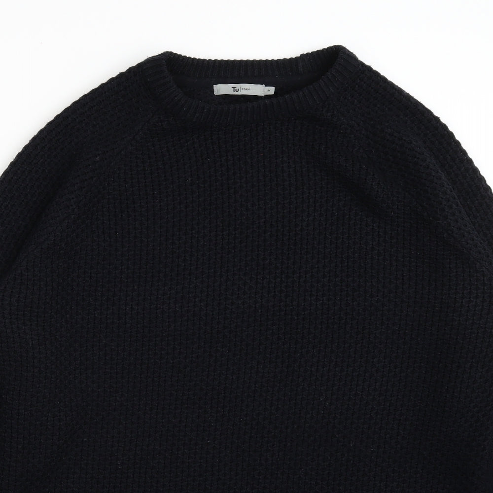 TU Womens Black   Pullover Jumper Size M