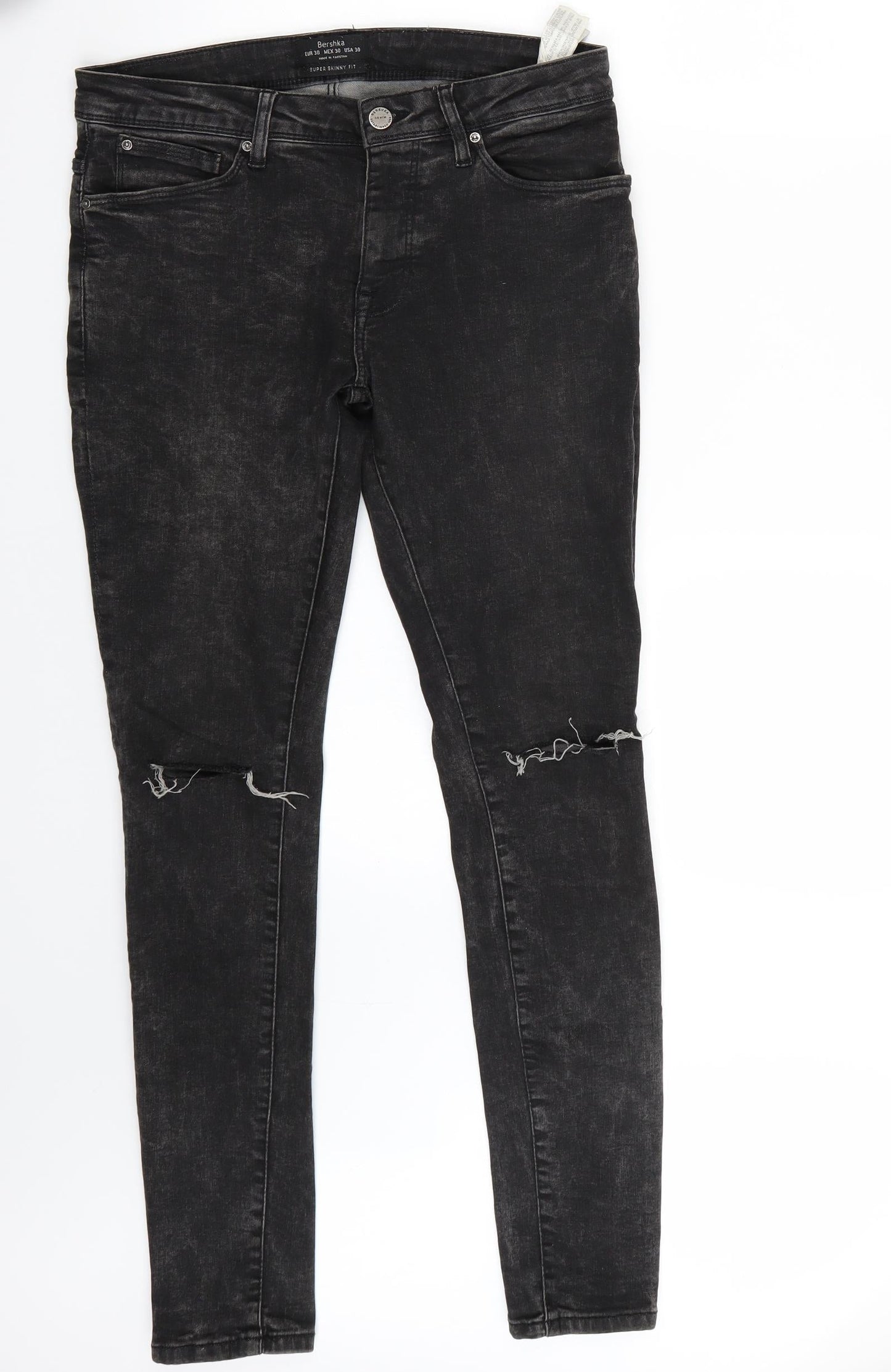 Bershka Womens Black   Skinny Jeans Size 30 L30 in