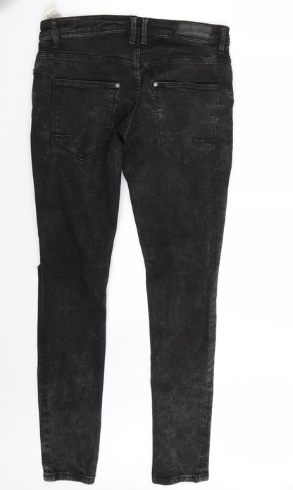 Bershka Womens Black   Skinny Jeans Size 30 L30 in