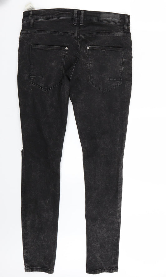 Bershka Womens Black   Skinny Jeans Size 30 L30 in