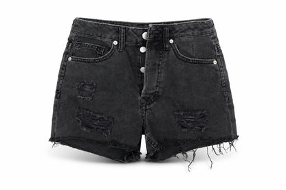 H&M Womens Black   Bermuda Shorts Size 4