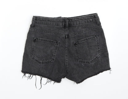 H&M Womens Black   Bermuda Shorts Size 4
