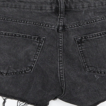 H&M Womens Black   Bermuda Shorts Size 4
