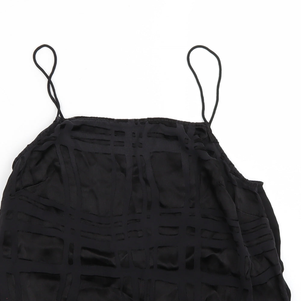 Womens UK Size 12 NEXT Black Basic Tank