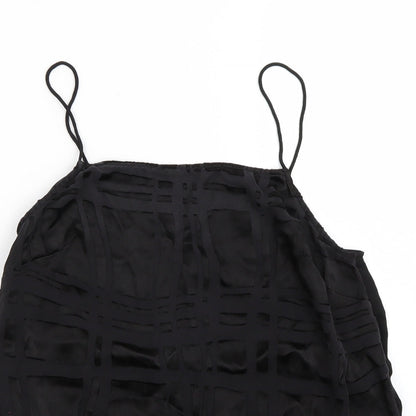 Womens UK Size 12 NEXT Black Basic Tank