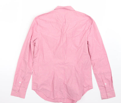 Womens UK Size 6 Marks and Spencer Red Basic Button-Up
