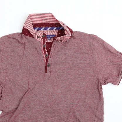 Mens UK Size M Brave Soul Red  T-Shirt