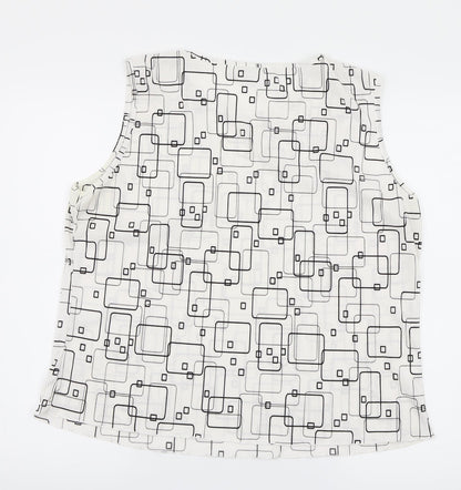 AMARANTO Womens White   Basic Blouse Size 18