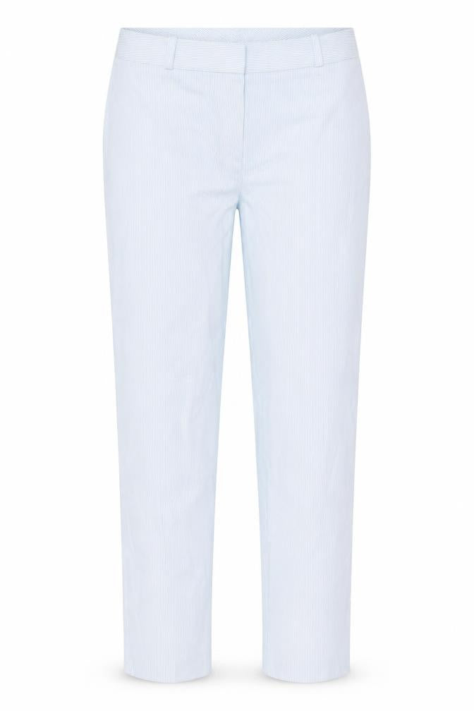 Marks & Spencer Womens Blue Striped  Trousers  Size 10 L26 in