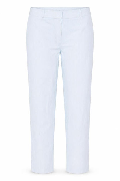 Marks & Spencer Womens Blue Striped  Trousers  Size 10 L26 in