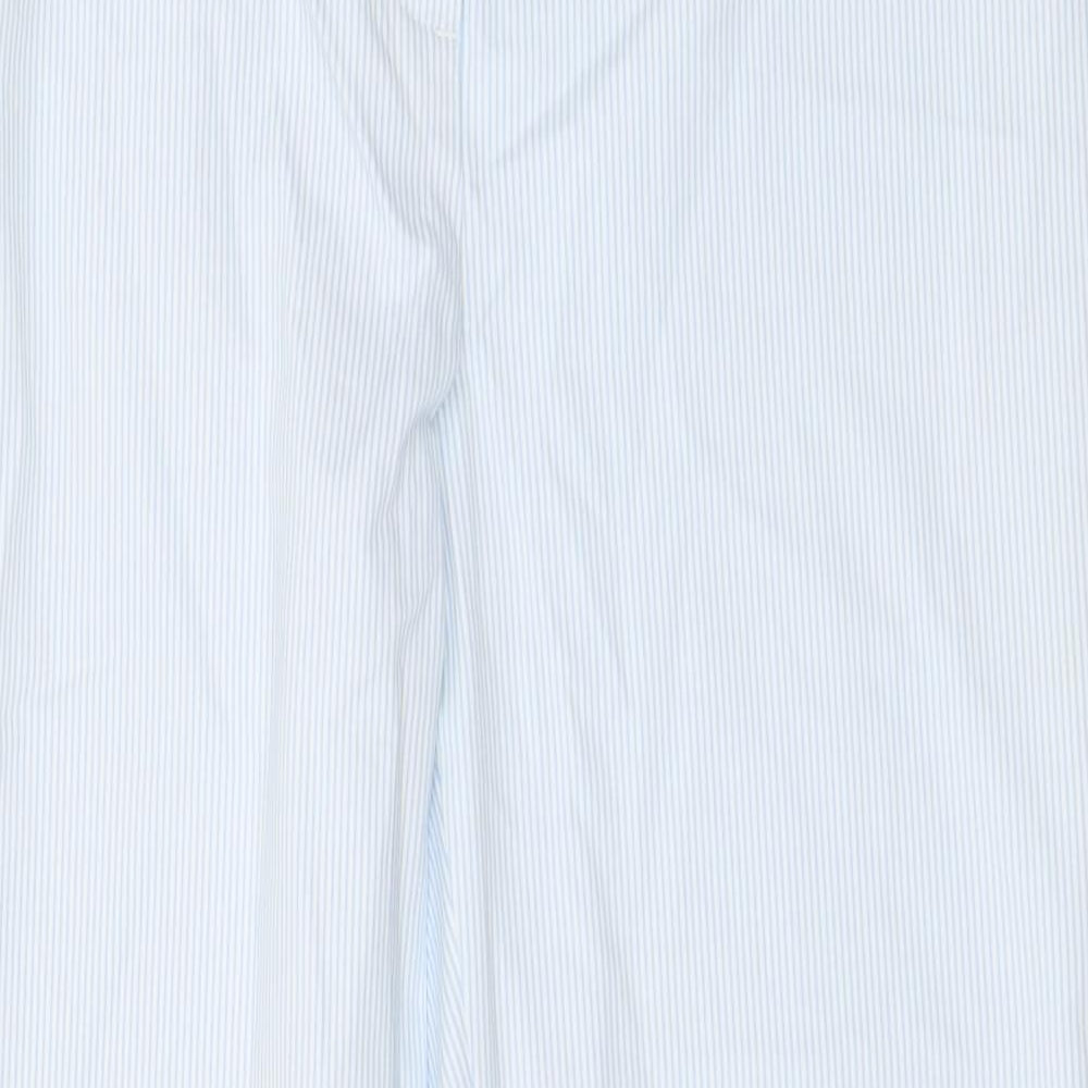 Womens UK Size 10 Marks and Spencer Regular Fit  Blue Trousers