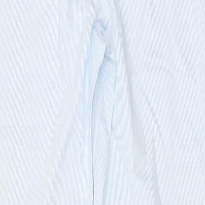 Womens UK Size 10 Marks and Spencer Regular Fit  Blue Trousers