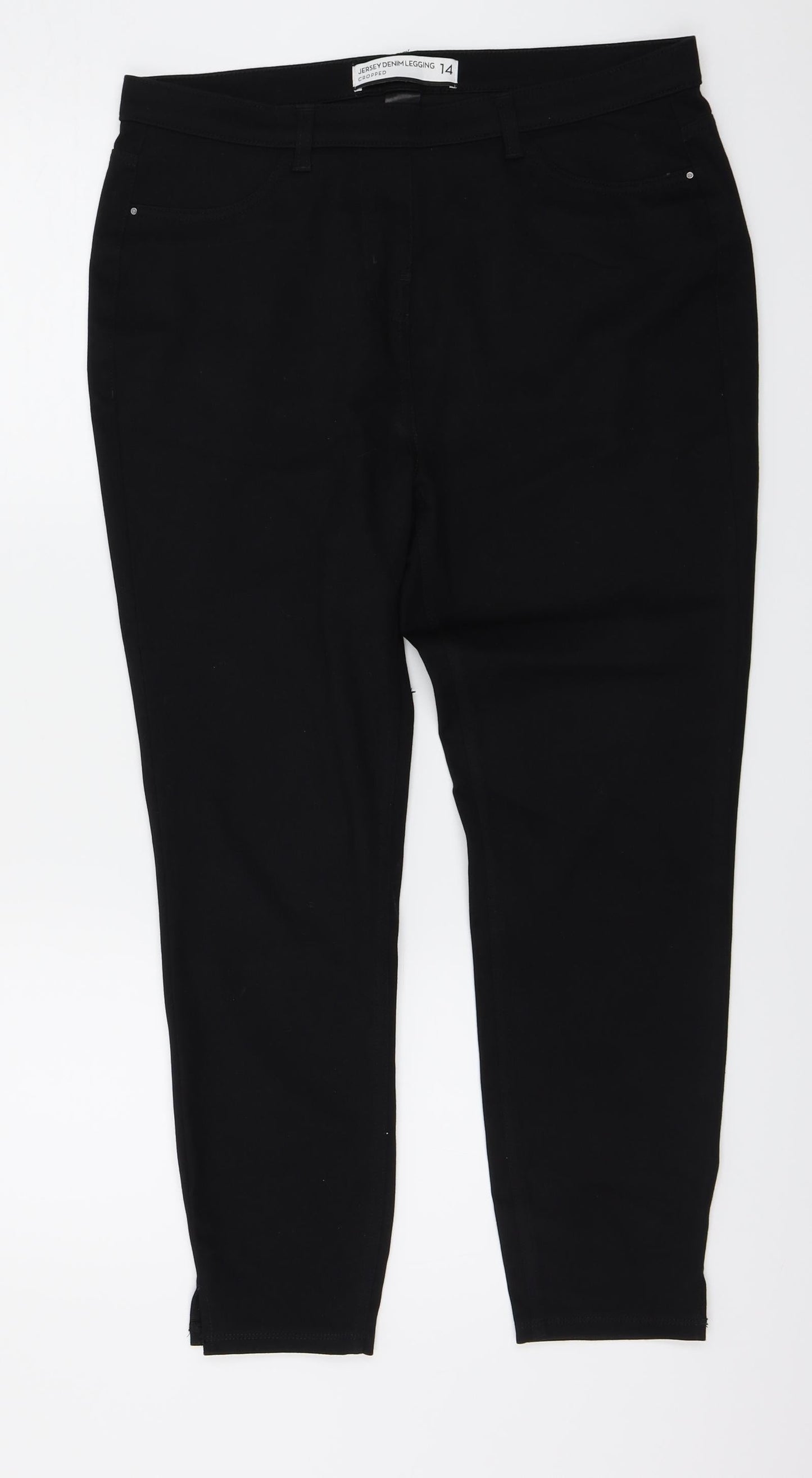 NEXT Womens Black   Skinny Jeans Size 10 L24 in