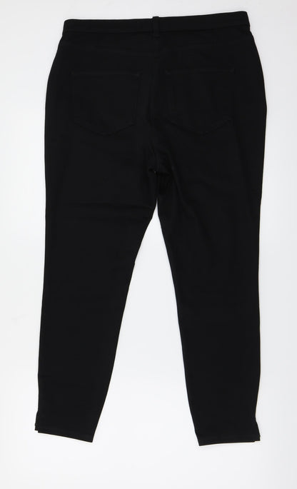 NEXT Womens Black   Skinny Jeans Size 10 L24 in