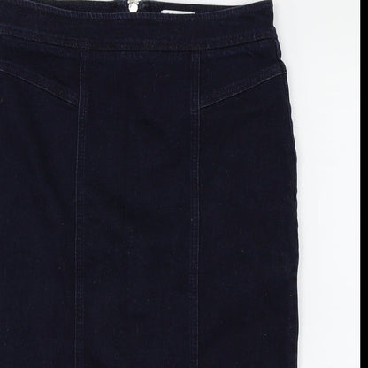 Miss Selfridge Womens Blue   A-Line Skirt Size 12