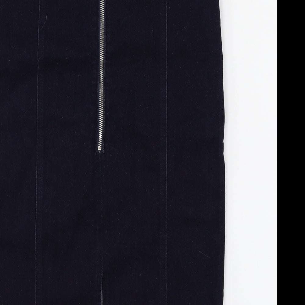 Miss Selfridge Womens Blue   A-Line Skirt Size 12