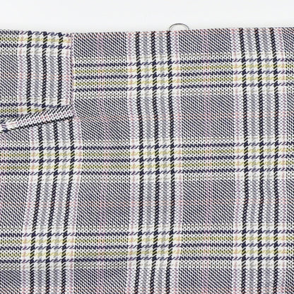 George Womens Blue Check  A-Line Skirt Size 12