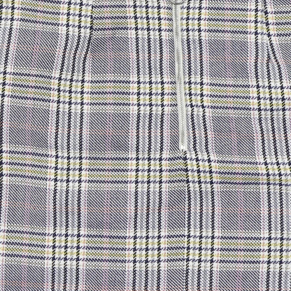 George Womens Blue Check  A-Line Skirt Size 12