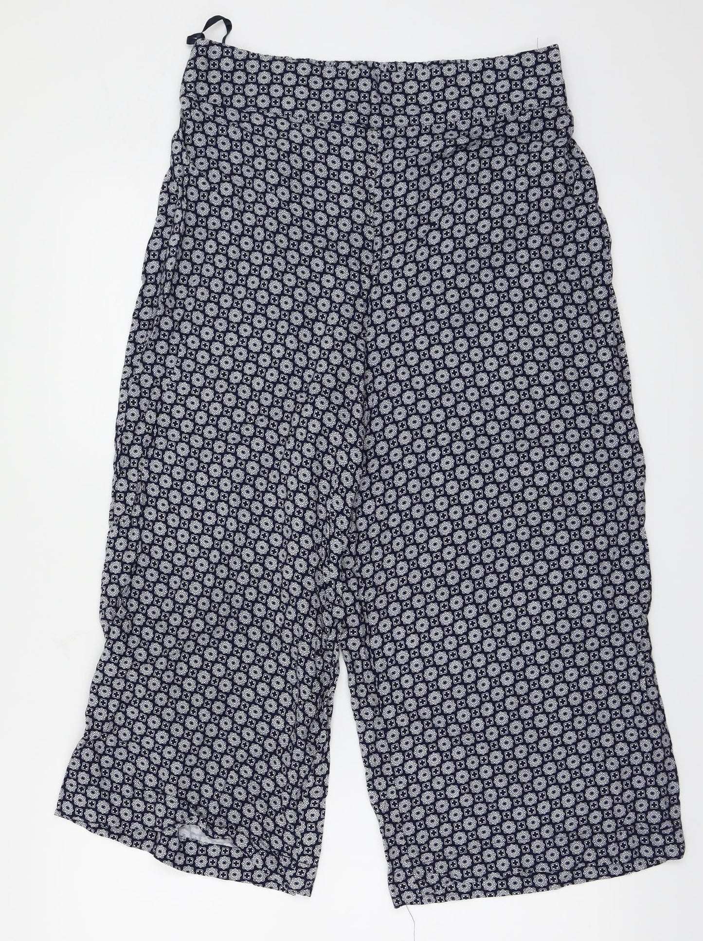 Womens UK Size 10 Bonmarché Regular Fit  Blue Trousers