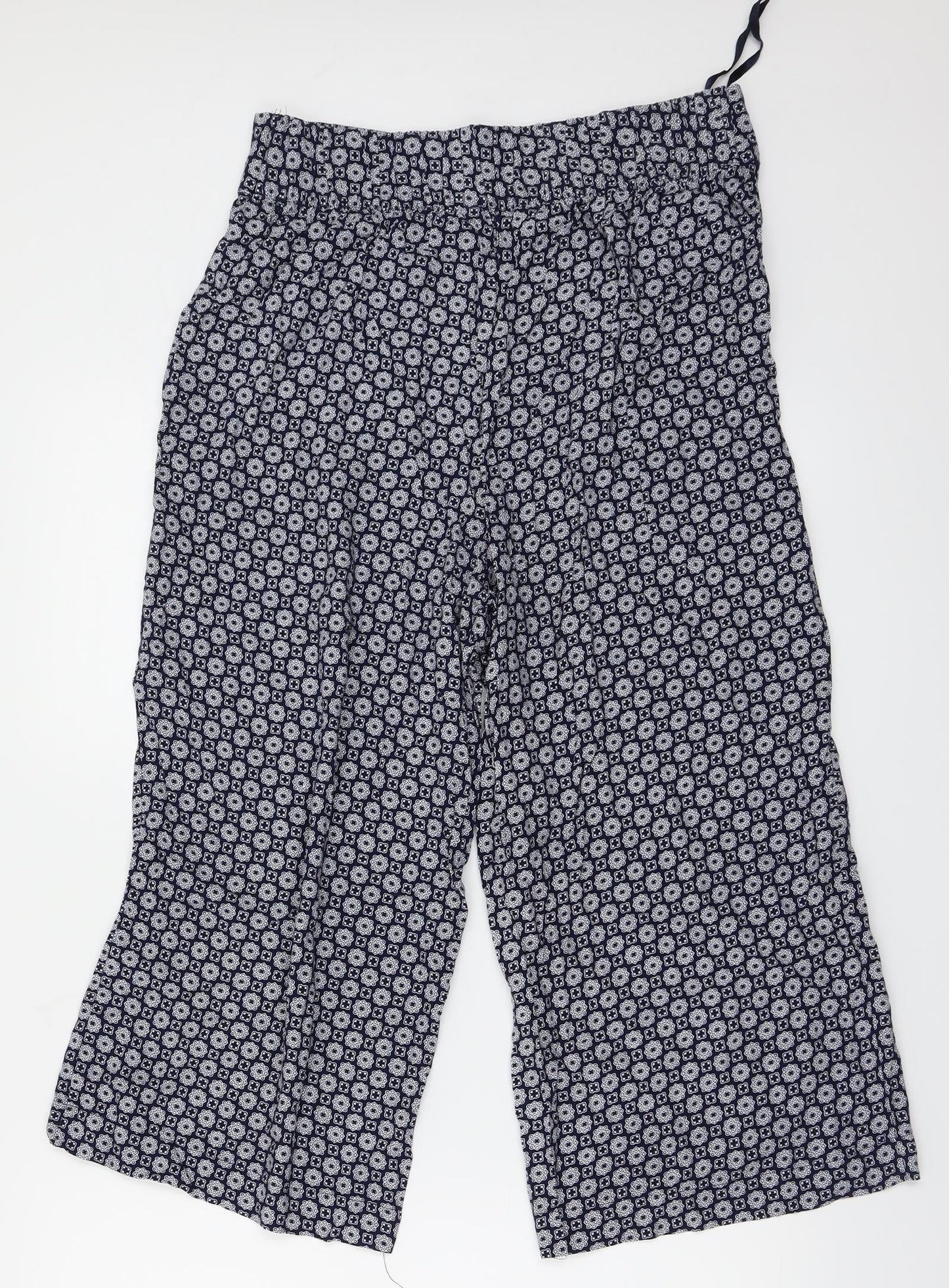 Womens UK Size 10 Bonmarché Regular Fit  Blue Trousers