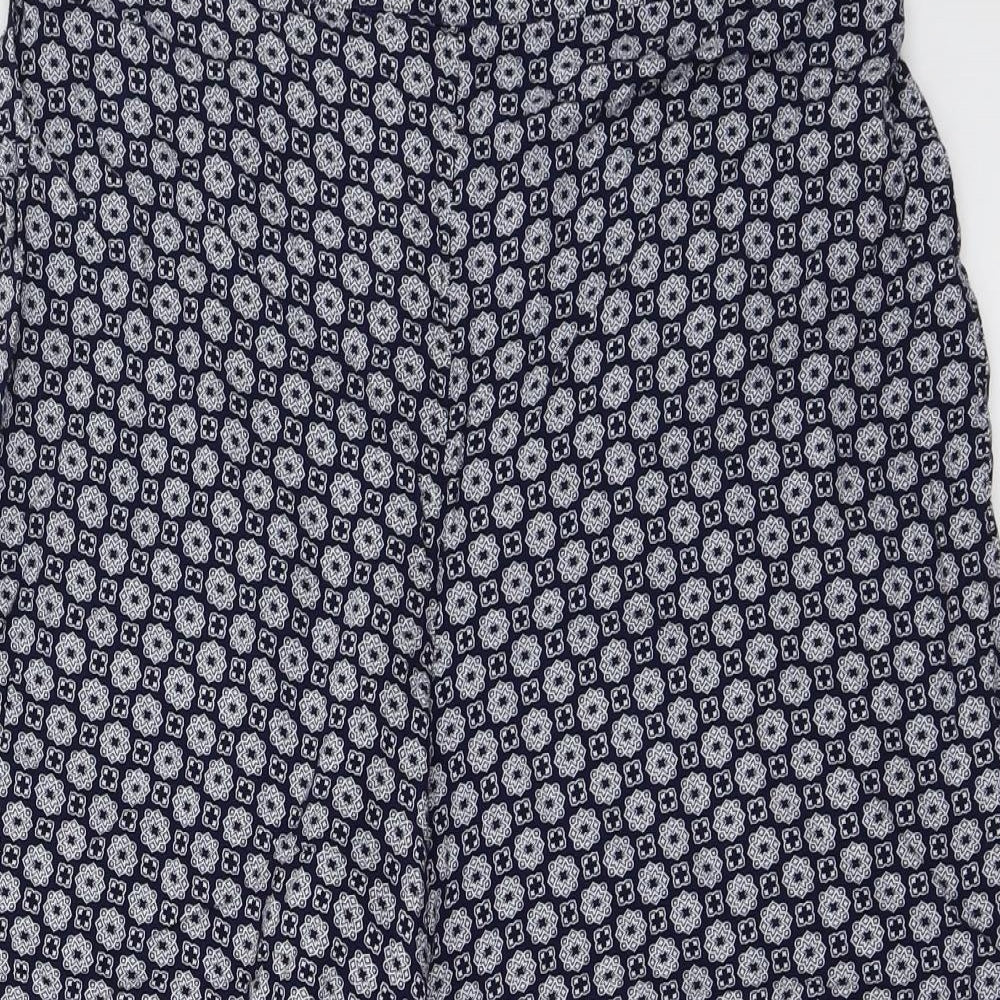 Womens UK Size 10 Bonmarché Regular Fit  Blue Trousers