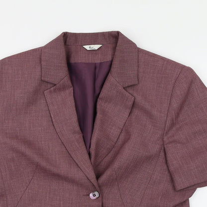 Klass Womens Pink   Jacket Blazer Size 18