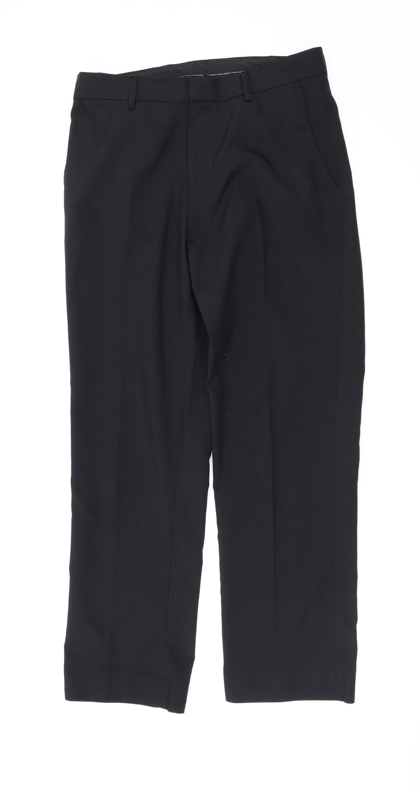 TU Mens Black   Trousers  Size 30 in L31 in