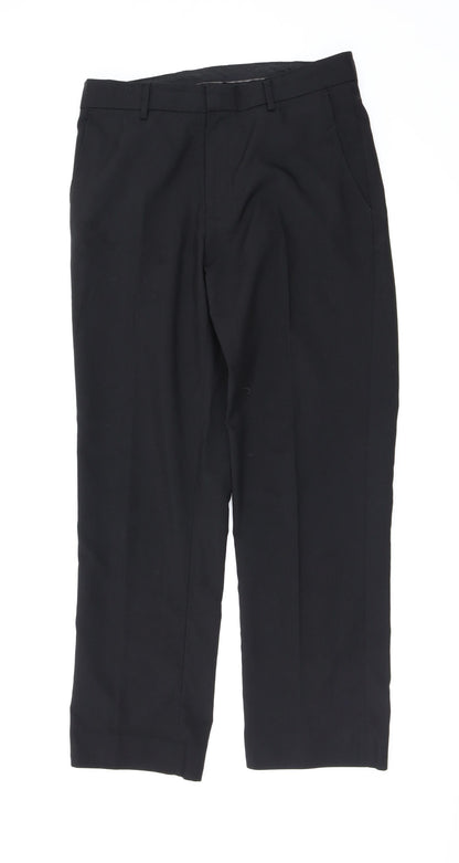TU Mens Black   Trousers  Size 30 in L31 in