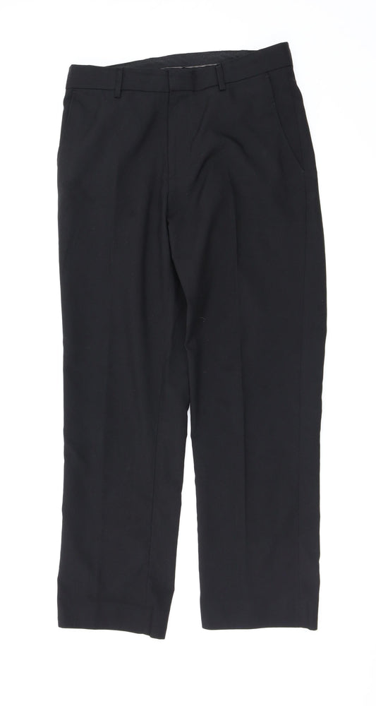 TU Mens Black   Trousers  Size 30 in L31 in