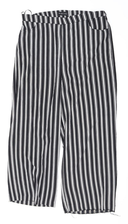 Womens UK Size 14 Peacocks Regular Fit  Black Trousers