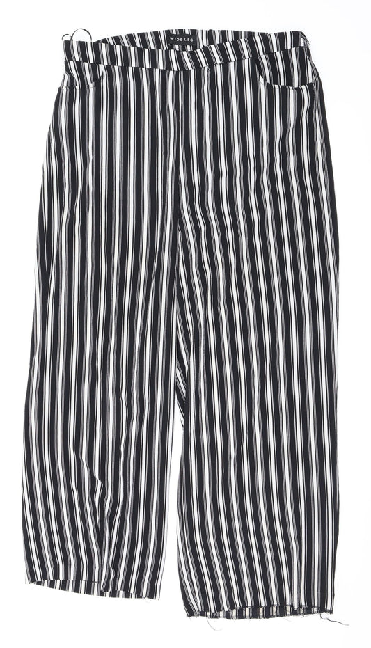 Womens UK Size 14 Peacocks Regular Fit  Black Trousers
