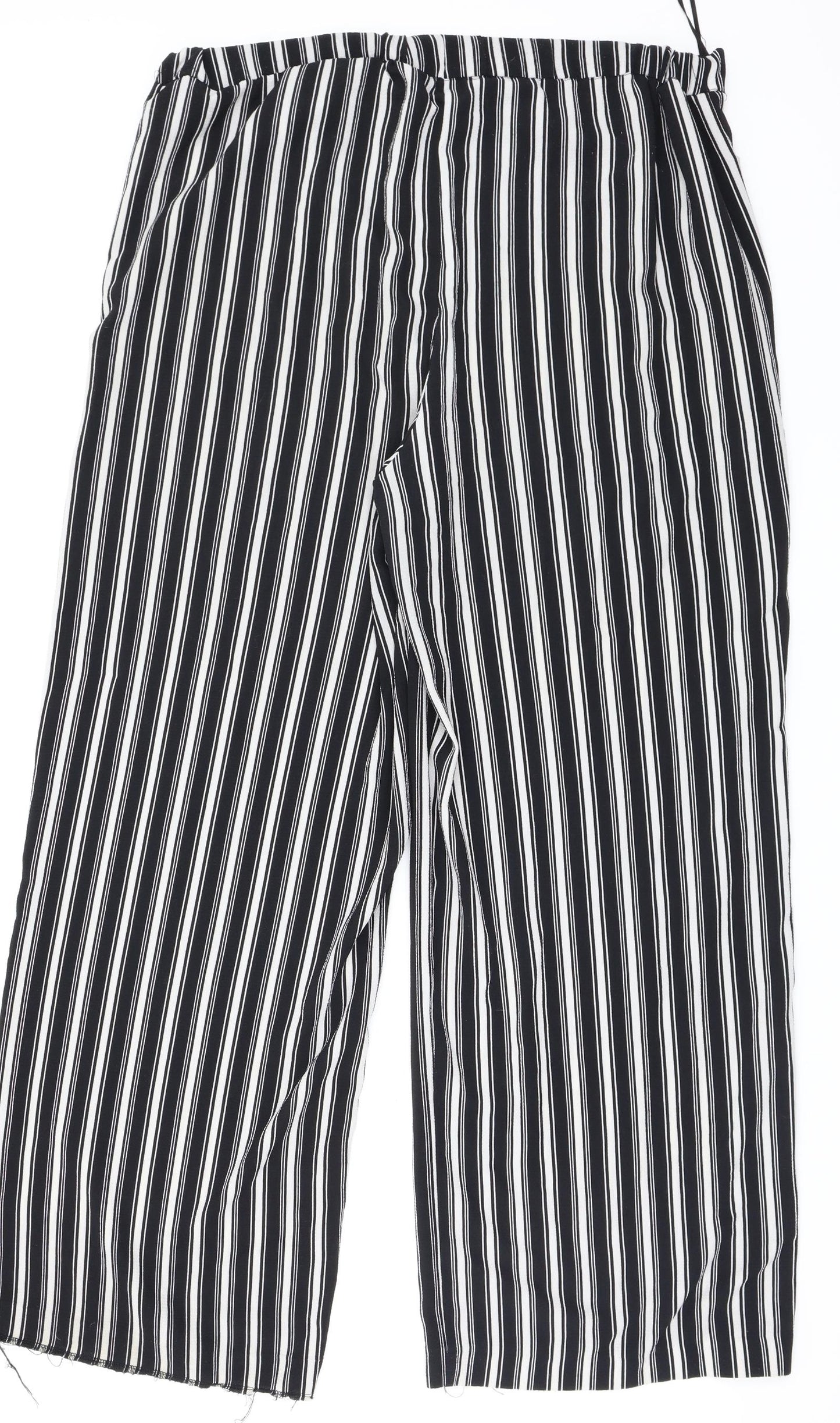 Womens UK Size 14 Peacocks Regular Fit  Black Trousers