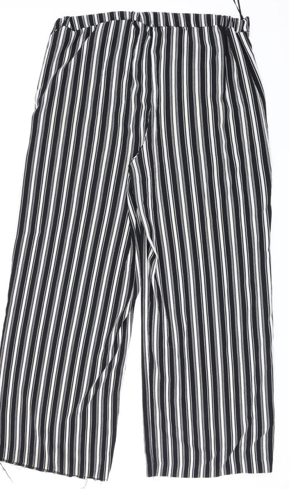 Womens UK Size 14 Peacocks Regular Fit  Black Trousers