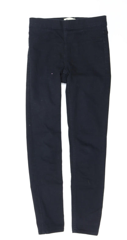 Womens UK Size 4 H&M  Jegging Blue Leggings