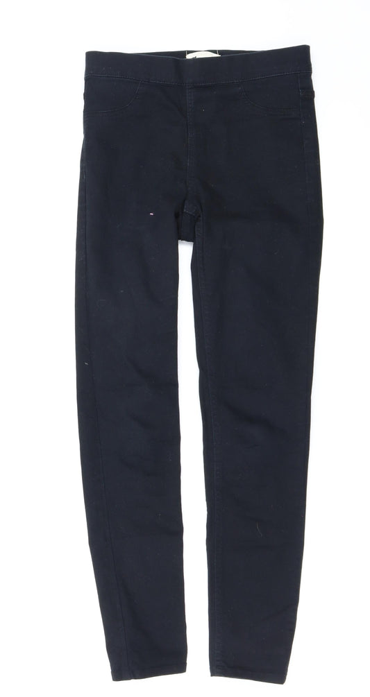 Womens UK Size 4 H&M  Jegging Blue Leggings