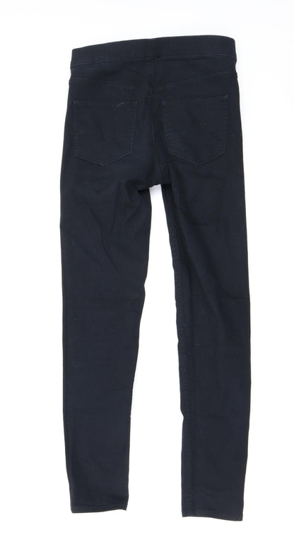 Womens UK Size 4 H&M  Jegging Blue Leggings