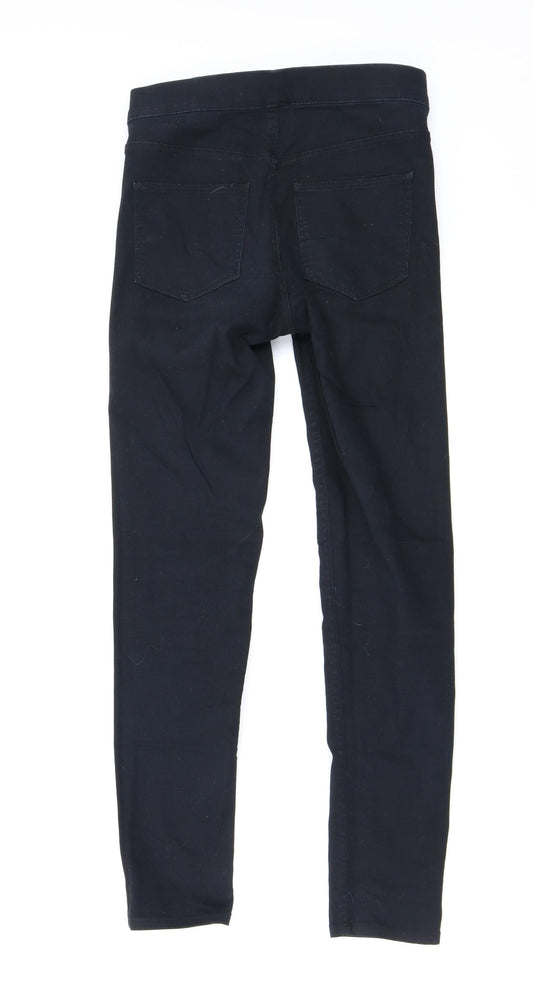 Womens UK Size 4 H&M  Jegging Blue Leggings