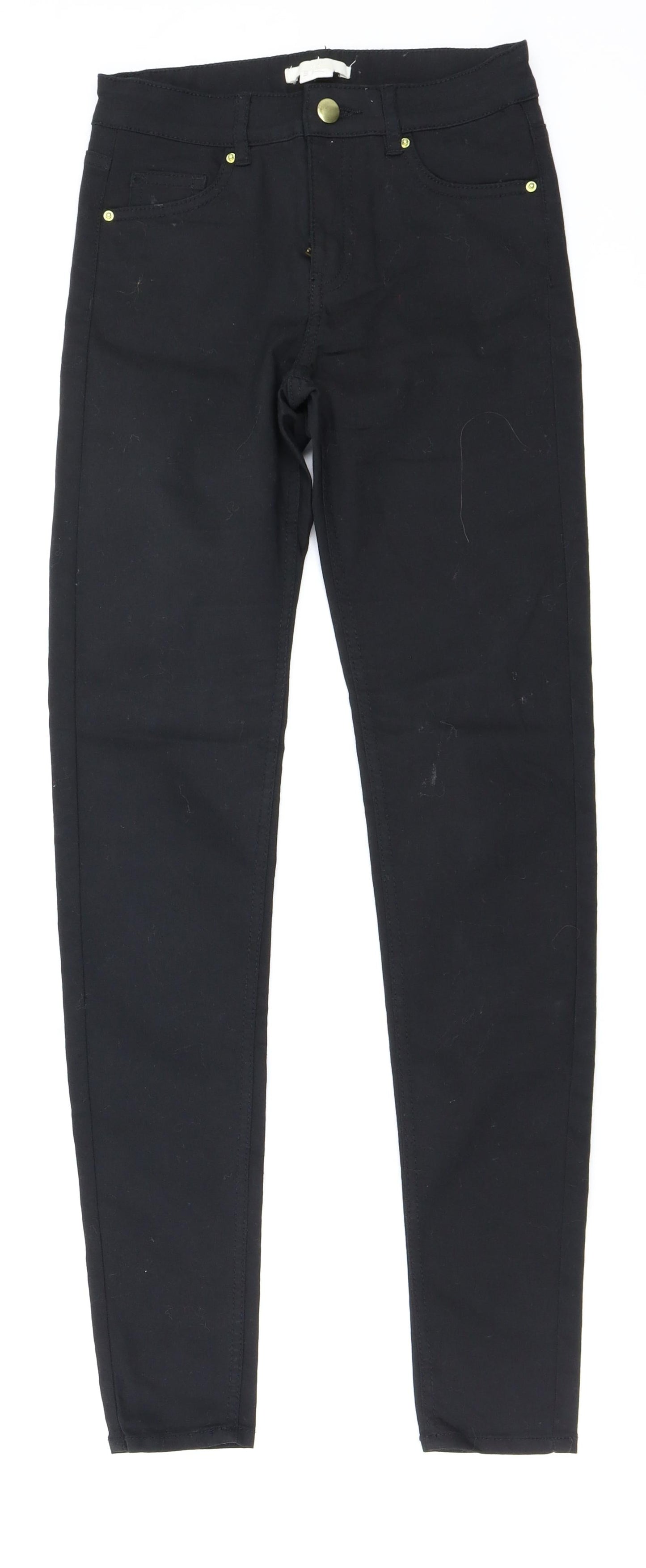Womens UK Size 6 H&M Regular Fit Skinny Black Jeans